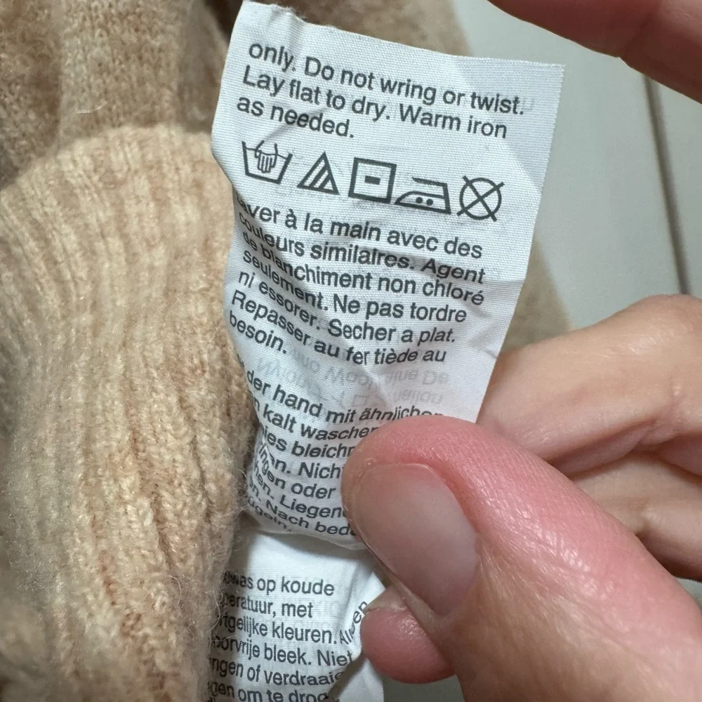 J. Crew Sweater, size XS, Oatmeal color, Alpaca, Merino‎ Wool